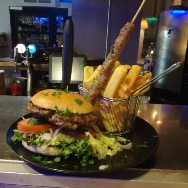 Hamburger tallerken