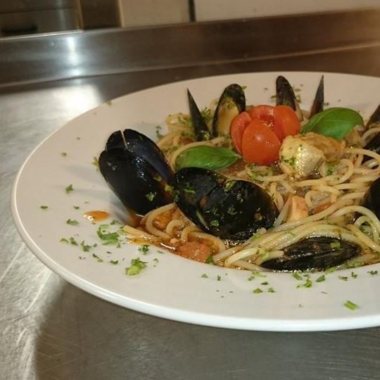 Pasta med blåskjell